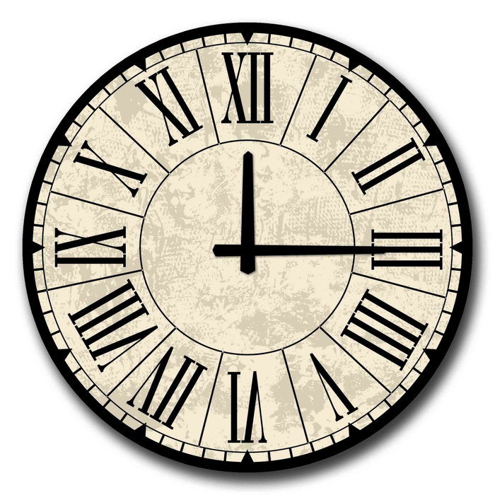 Wallity Reloj Decorativo de MDF Multicolor 50 cm Wallity Reloj Decorativo de MDF Multicolor 50 cm